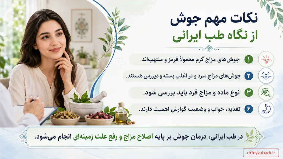 نگاه طب سنتی برای درمان جوش